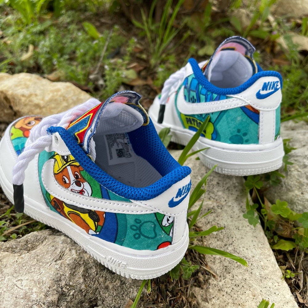 Paw patrol kids Air Force 1 shoes - Picture 7 of 8